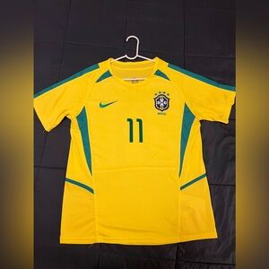 2002 Brazil Ronaldinho #11 Jersey